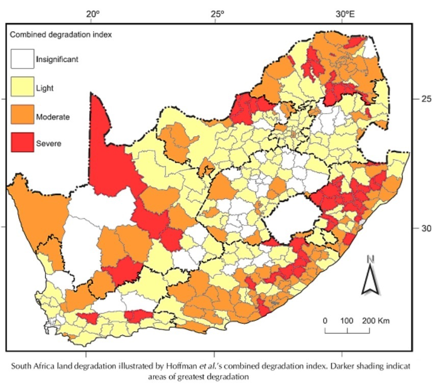 Combined Soil Degradation Map